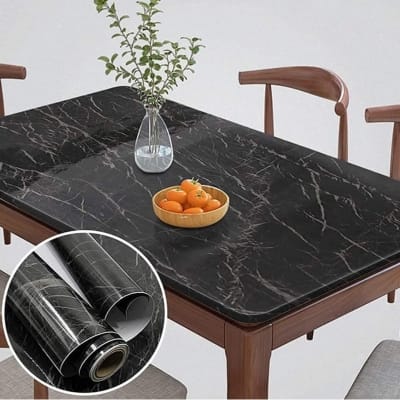 Picture of 300x60 cm Kitchen  OIL Resistance  Marble sticker Paper ( Length 10 Feet & width 2 Feet ) 