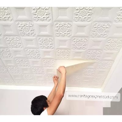Picture of 3D Patterned Pe Foam Wall Board self Adhesive (70*70 Cm) 10 pes Multicolor