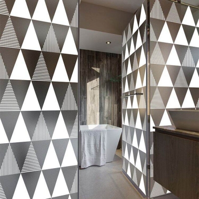 Picture of Frosted Privacy Window Film Self-Adhesive Insulate Heat Bathroom Office Floral Window Glass Wall Sticker WallPaper 60x90cm Multicolor