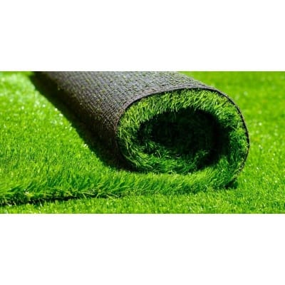 Picture of Yellow Weaves 35 MM High Density Artificial Grass Carpet Mat for Balcony, Lawn, Door (6.5 X 2) Feet Green