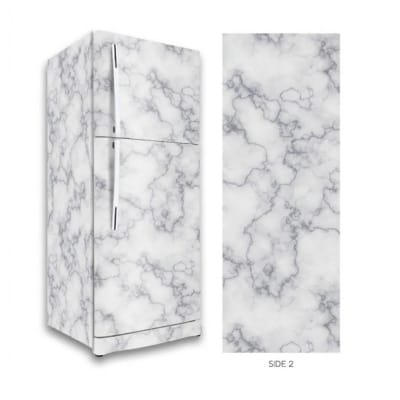 Picture of 40 sqf Waterproof Sticker Modern Kitchen Cabinet Table Countertop Furniture Refrigerator Renovation Wallpaper PVC Self Adhesive Wall Sticker - ( 20 feet x 2 feet ) 