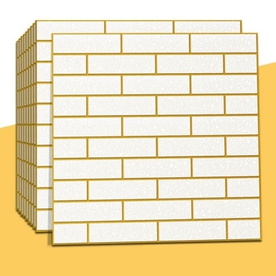 Picture of 3D Wallpaper Sticker Wall Decals Self Adhesive PE Foam Wallpaper - 10 Pes 