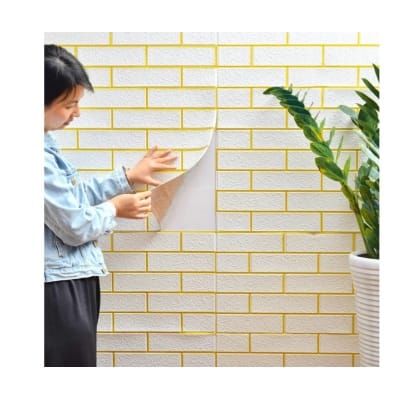 Picture of 3D wallpaper - 4pieces - Wall Panels Peel and Stick Wallpaper for Background Wall Decoration ( 70*70 CM) 