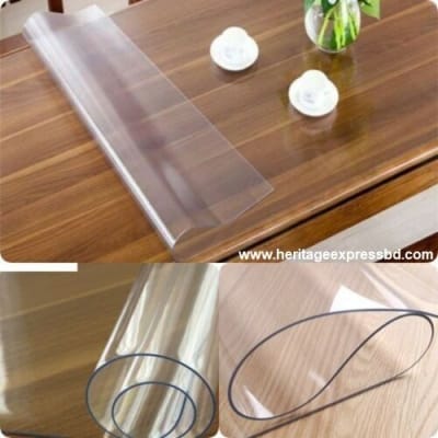 Picture of New Elegant Transparent Pvc Tablecloth 1mm 4x3ft for Home Decor 
