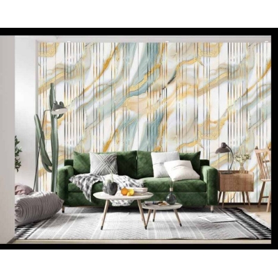 Picture of Modern PVC UV Marble Wall Panel – Glossy Finish | 20 sq.ft | 2.6mm Multicolor