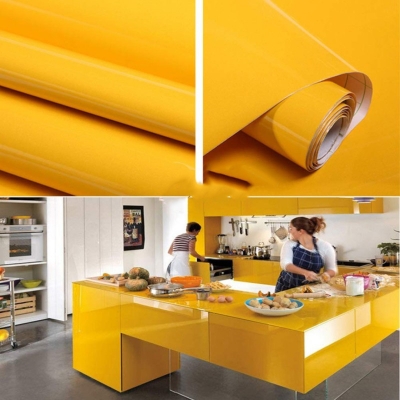 Picture of 120x60CM Self Adhesive Solid Color Stickers Waterproof Kitchen Furniture Renovation Wallpaper - Sticker 