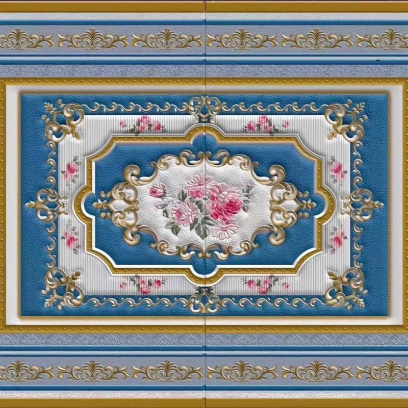 Picture of Premium 3D Wallpaper Sticker Wall Decals Self Adhesive PE Foam Wallpaper - 4 Pes 