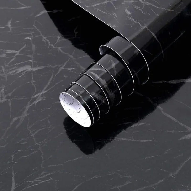 Picture of 120x60 cm Kitchen  OIL Resistance Black Marble sticker Paper ( Length 4 Feet & width 2 Feet ) Multicolor