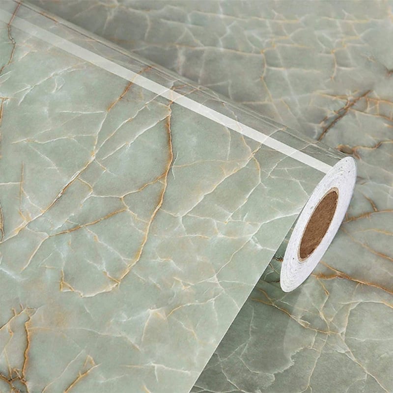 Picture of Heritage Express Water-Resistant Marble Pattern Self-Adhesive Contact Paper for Countertops 48"x24" 