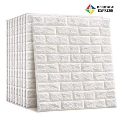 Picture of 3D Ceiling Foam  Architecture wallpaper Self-Adhesive Wall Panels for Interior Wall Decoration Wall Renovation  4ps wall stickers, each size 70x70cm (27x27 inches) 