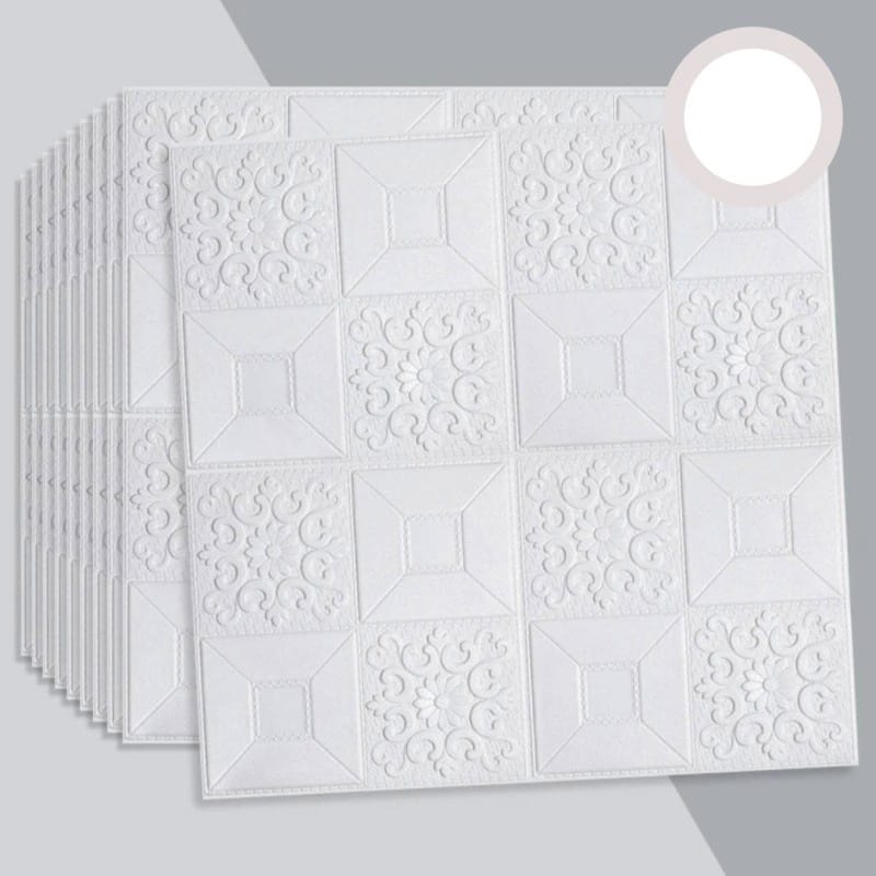 Picture of [SALE] 3D Wall Panel Wallpaper Self Adhesive PE Foam Brick Sticker Waterproof Peel & Stick Wall Covering Home Decor 70x70cm - Best Price - 5 Sheet 