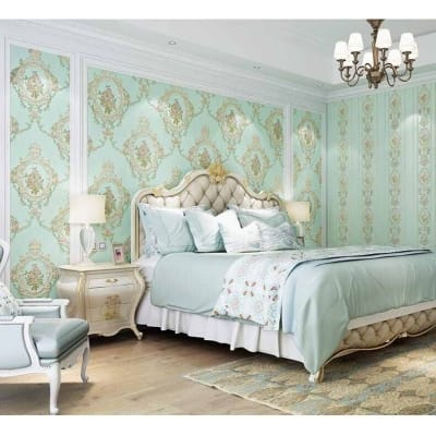 Picture of Self Adhesive Floral Wallpaper 3D Decor ( 57 SQ FT . Roll ) 