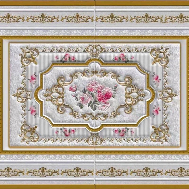 Picture of 3D Stereo Wall Stickers Self-adhesive Ceiling Decoration Sticker Roof Panels Foam Wallpaper Living Room Bedroom House Home 70cm * 70 cm 
