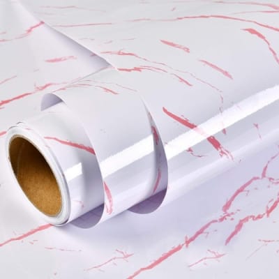 Picture of Stylish Addition - 2m Adhesive Vinyl Wallpaper Furniture Office Cabinet Door Wallpaper PVC Waterproof Wallpaper - Modern - Choice Expression Multicolor