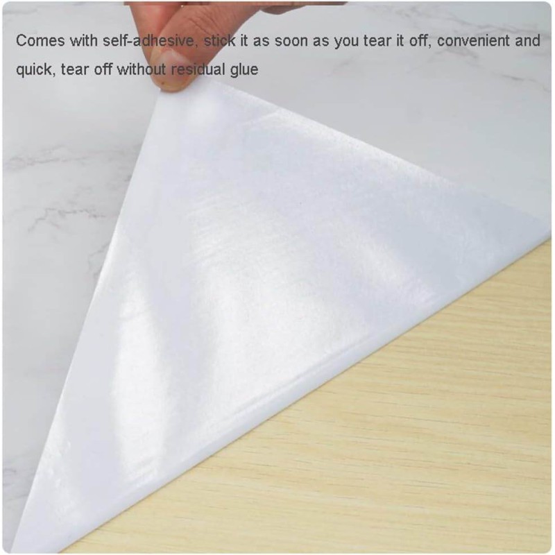 Picture of White Marble Paper Kitchen  OIL Resistance  ( Length 6.6 Feet & width 2 Feet ) 13 Square Feet Multicolor