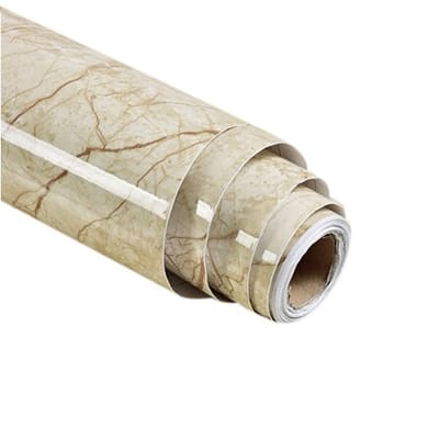 Picture of Marble Pattern Stickers 200x60CM Self Adhesive  Waterproof Kitchen Furniture Renovation Wallpaper - Sticker Multicolor