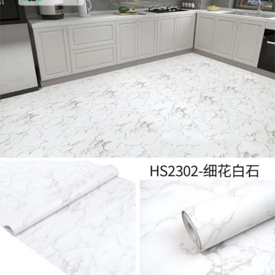Picture of READY STOCK - 2mx60cm - Anti Slip Waterproof Marble Patterns Floor Sticker Wallpaper Home Decor 13 sqf 