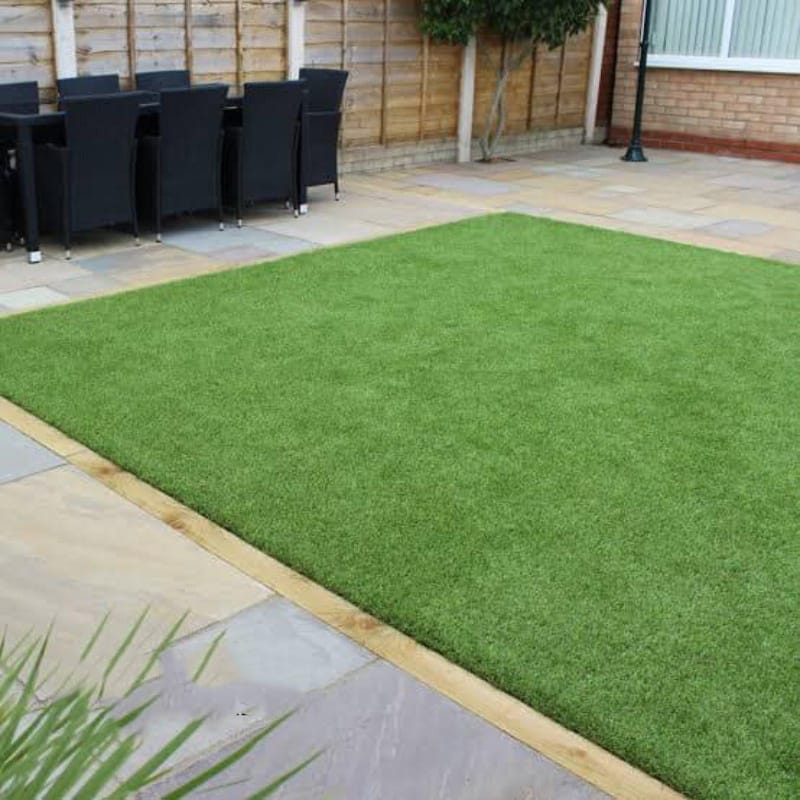 Picture of 35MM High Density Waterproof Artificial Grass Carpet for Terrace, Roof, Garden | Green Grass Mat | Anti-Skid, Easy to Clean | All-Weather Home & Office Edition | for Indoor & Outdoor (79*36 inch)or 650*90cm Green