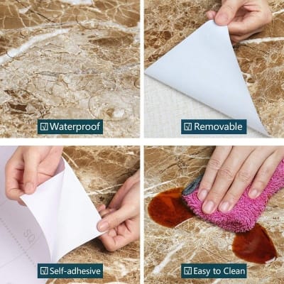 Picture of Self Adhesive Furniture Stickers 20 square feet (10*2 Feet ) Multicolor