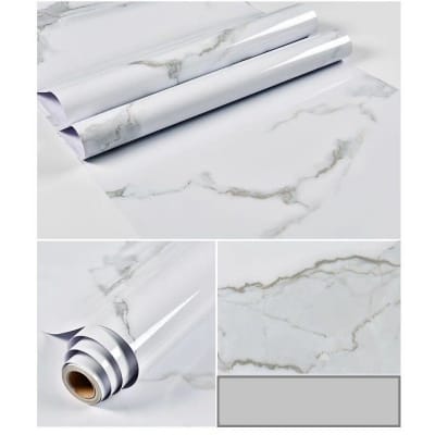 Picture of 120x60cm Adhesive Vinyl Wallpaper Furniture Office Cabinet Door Wallpaper PVC Waterproof Wallpaper Multicolor