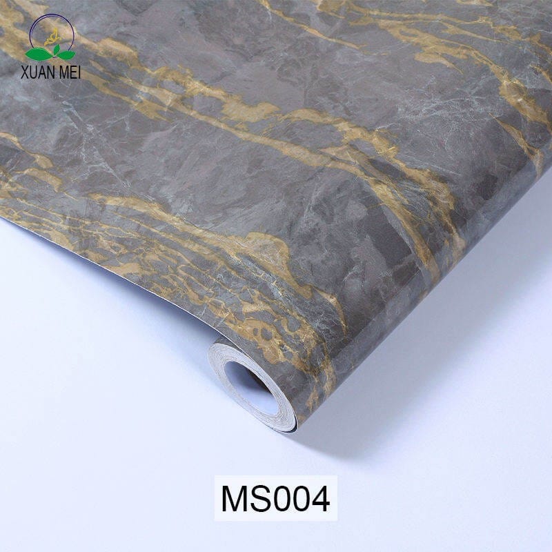 Picture of Marble Pattern Stickers 120cmx60cm Self Adhesive Waterproof Furniture Renovation Wallpaper ( 8 sqf ) Multicolor