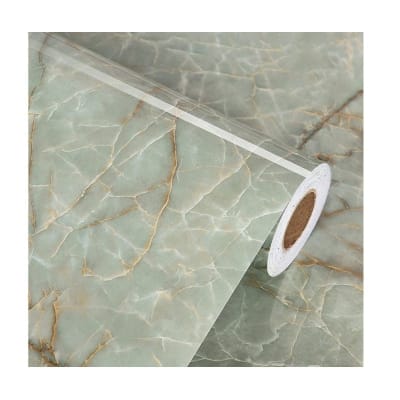 Picture of 120x300CM Self Adhesive Marble Pattern Stickers Waterproof Kitchen Furniture Renovation Wallpaper - Sticker 