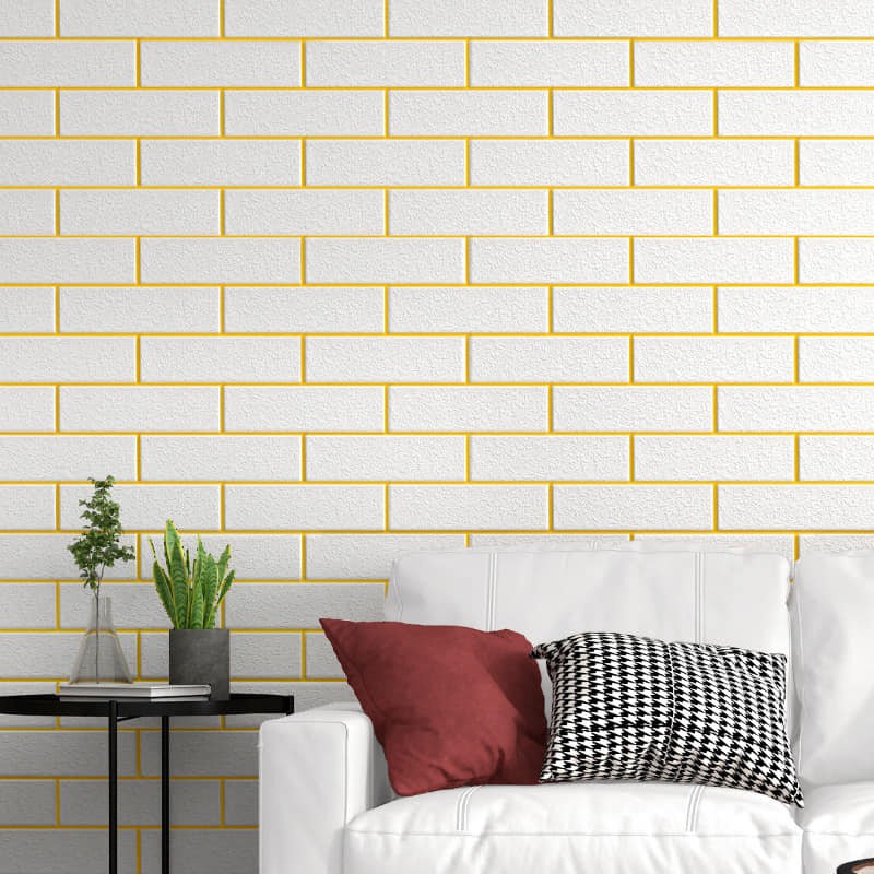 Picture of 3D Wallpaper Sticker Wall Decals Self Adhesive PE Foam Wallpaper - 10 Pes Multicolor