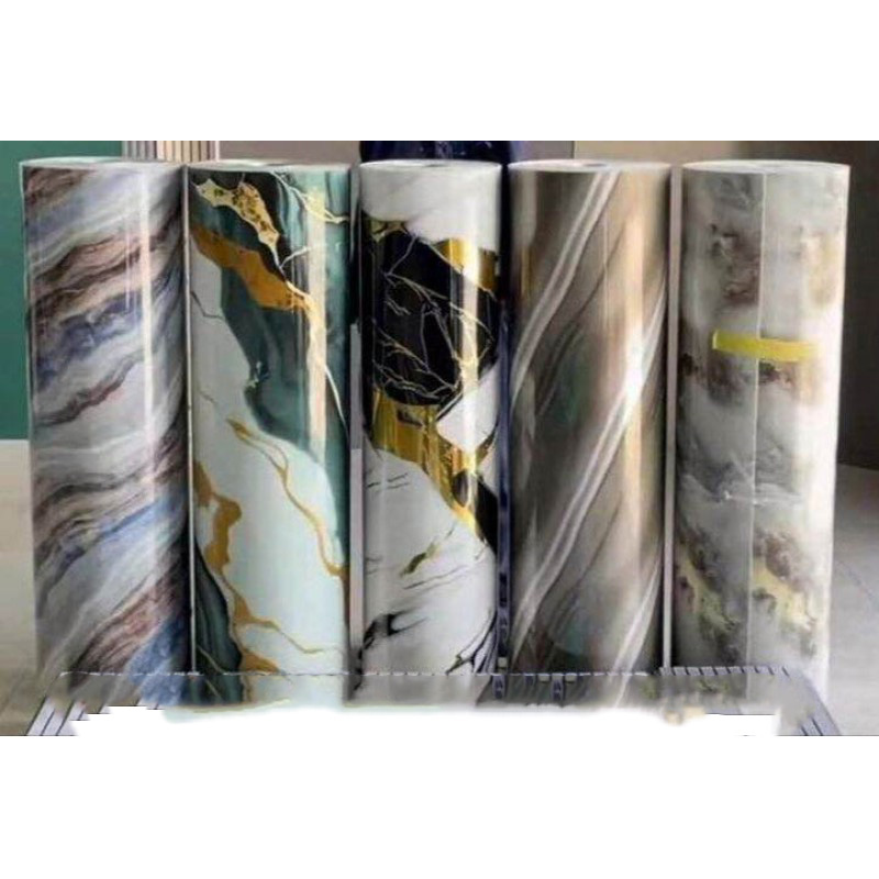 Picture of High Quality 2.6mm -  UV marble sheet /pvc marble sheet/pvc uv wall panel 20 sqf Roll Multicolor