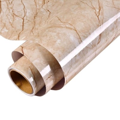Picture of Self Adhesive Marble Pattern Stickers Waterproof Kitchen Furniture Renovation Wallpaper ( 66 sqf ) 