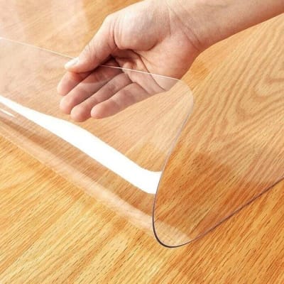 Picture of 1.5  mm Super Clear PVC Crystal Table Cloth (4 X 2 feet ) - Furniture & Decor 