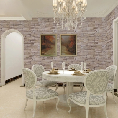 Picture of 3D Brick Wallpaper Self Adhesive PVC Waterproof Wall Sticker 60cm x 10m | Living Room Bedroom Kitchen Wall Decor I Heritage Express 