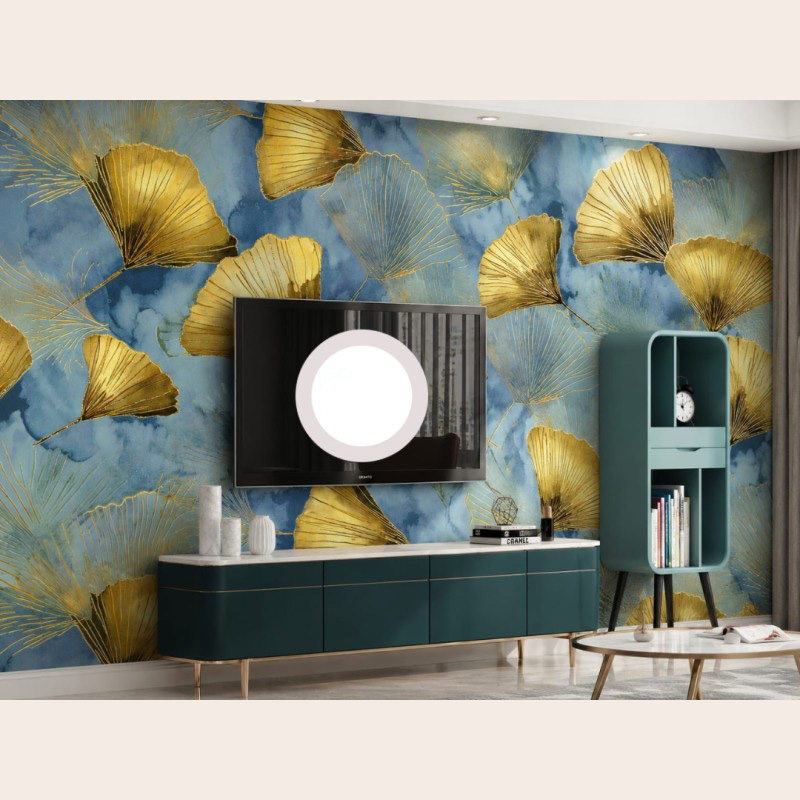 Picture of Thick & Strong 3D Flower Embossed Wallpaper Sticker (10m x 53cm) – Self Adhesive Peel & Stick Foam Wall Panel, Waterproof Classical Luxury Design for Living Room, Bedroom, TV Wall & Wardrobe 
