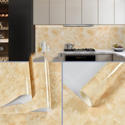 Picture of 120x60CM Self Adhesive Marble Pattern Stickers | Waterproof Kitchen Furniture Renovation Wallpaper – 8sqf 