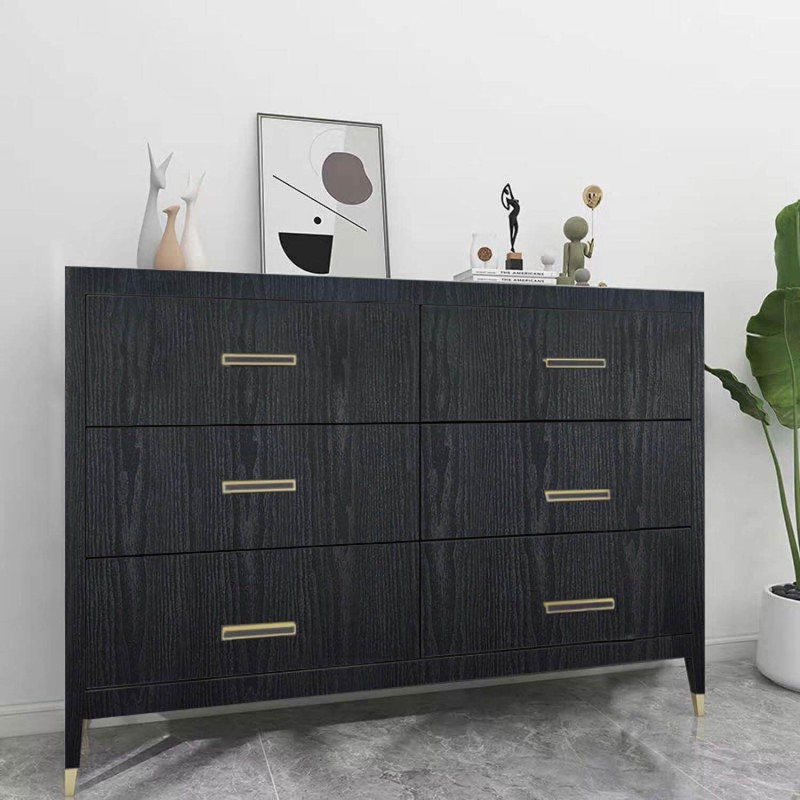 Picture of 3mx60cm Black Wood Peel and Stick Wallpaper , 10 Ft. x 2 Ft. Removable Wood Contact Paper, Removable Contact Paper for Countertops, Decorative Waterproof Vinyl Roll Black