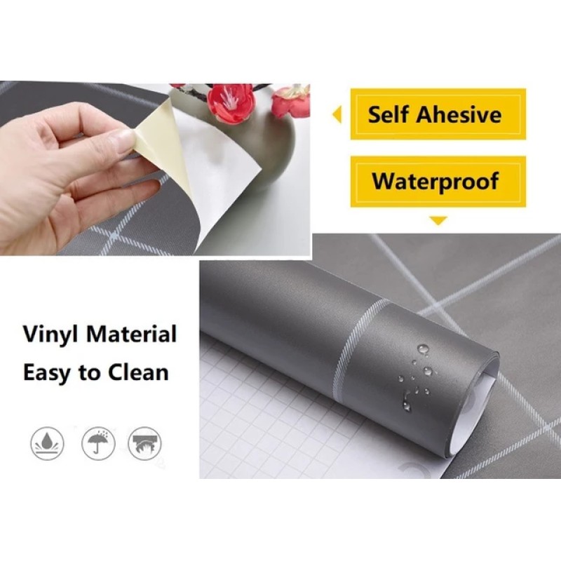 Picture of 300x60 cm wooden patterns Paper waterproof (20 sqf) Multicolor