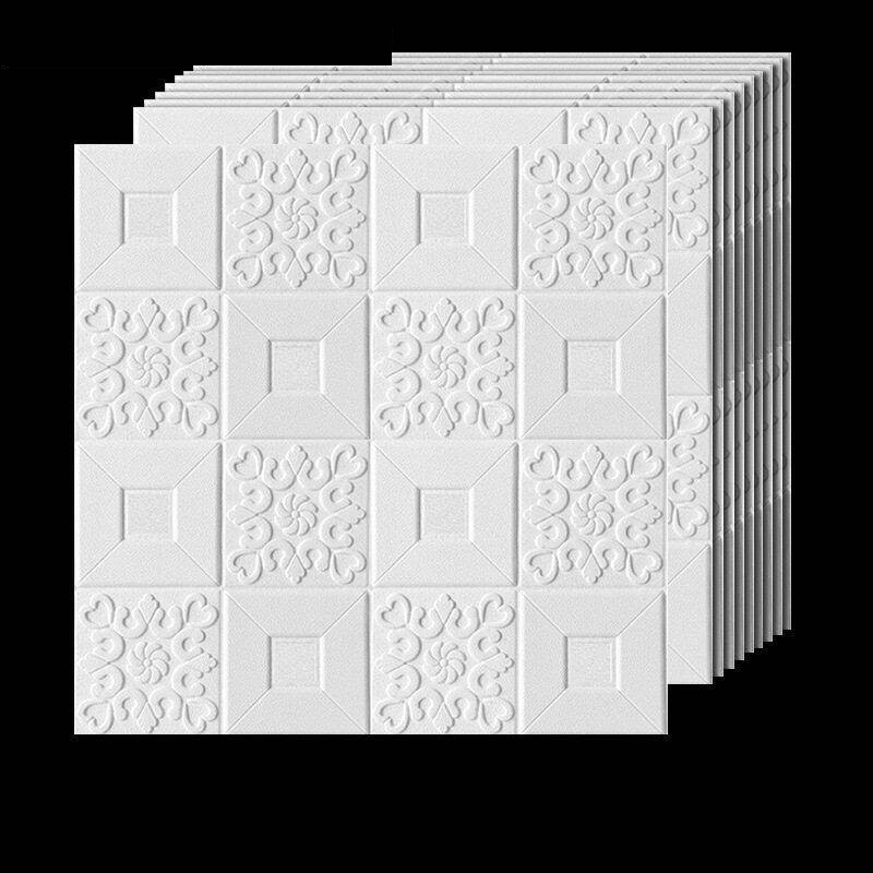 Picture of Premium 3D Wallpaper Sticker Wall Decals Self Adhesive PE Foam Wallpaper - 4 Pes 