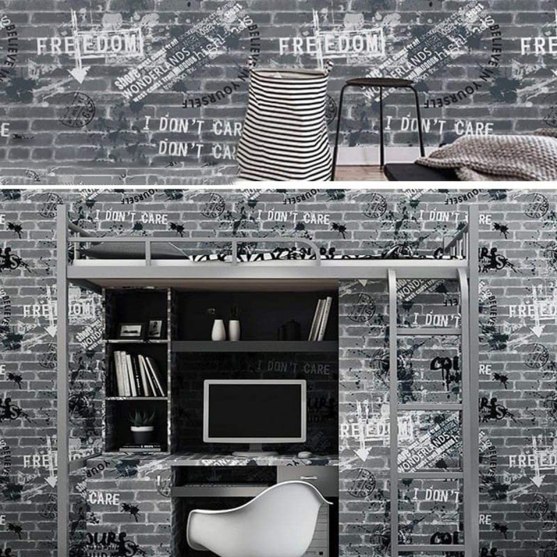 Picture of 300x 60cm PVC Vinyl Wallpaper Sticker Wall Paper Roll ( Length 10 Feet & width 2 Feet ) - Wall Decoration 