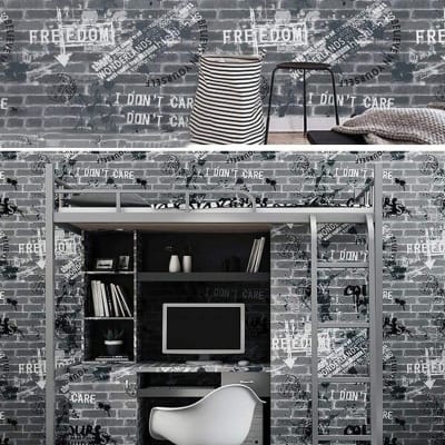 Picture of 300x 60cm PVC Vinyl Wallpaper Sticker Wall Paper Roll ( Length 10 Feet & width 2 Feet ) - Wall Decoration 