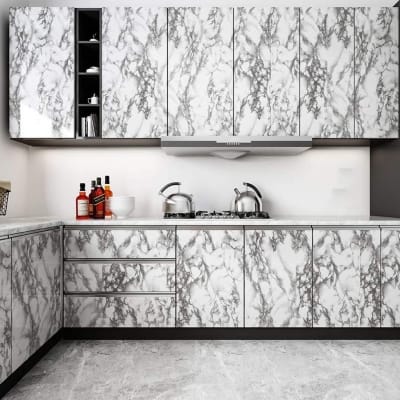 Picture of 120x60 cm Adhesive Vinyl Wallpaper  Premium Quality - Furniture Office Cabinet Door Wallpaper PVC Waterproof Wallpaper Multicolor