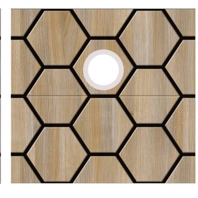 Picture of 3D Ceiling Foam  Architecture wallpaper Self-Adhesive Wall Panels for Interior Wall Decoration Wall Renovation  4ps wall stickers, each size 70x70cm (27x27 inches) 