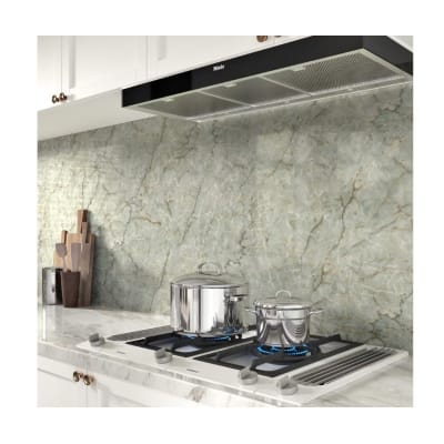 Picture of Green Marble 24" x 79"  Contact Paper for Countertops Waterproof Marble Wallpaper Peel and Stick Countertops Self Adhesive Contact Paper for Cabinets Removable Counter Top Stick Paper Roll ( 6.6x2 Ft. ) Multicolor