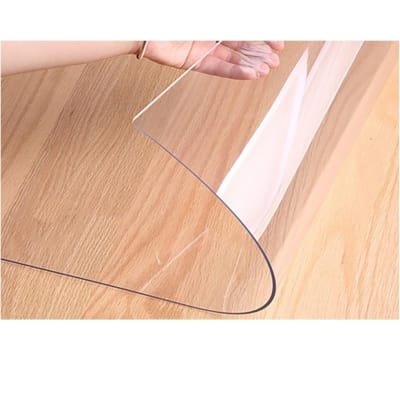 Picture of Clear Plastic Table Cover, Clear Table Cover  PVC Tablecloth Waterproof Soft Glass Transparent Table Cover Transparent Table Film (Width : 120cm or 48 inch & Length : 60cm or 24 inch ) 