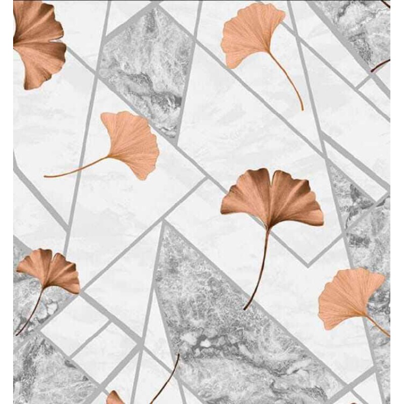 Picture of Maple leaf 10m*53cm wallpaper living room wallpaper three dimensional environmental protection interior wallpaper Multicolor
