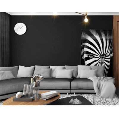 Picture of Self-Adhesive  Black Wall Sticker Vinyl 2mx120cm  Wallpaper Rolls ( 26.40 sqf ) Multicolor