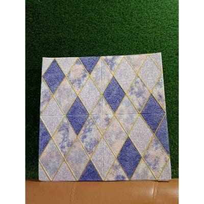 Picture of 3D Wallpaper Sticker Wall Decals Self Adhesive PE Foam Wallpaper - 4 Pes Multicolor