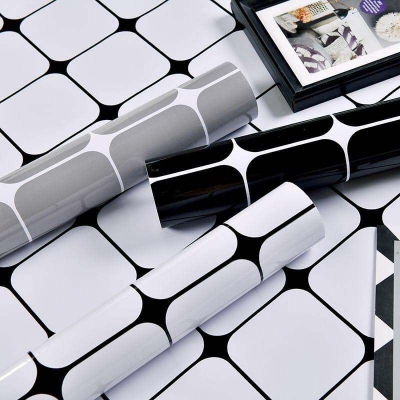 Picture of Exclusive Decorative Self Adhesive Wallpaper Glitter White 120cm×60cm Sticky Plastic Roll Waterproof Peel and Stick Paper Decorative for Kitchen Furniture Shelf Liner DIY Easy to Install and Remove Multicolor