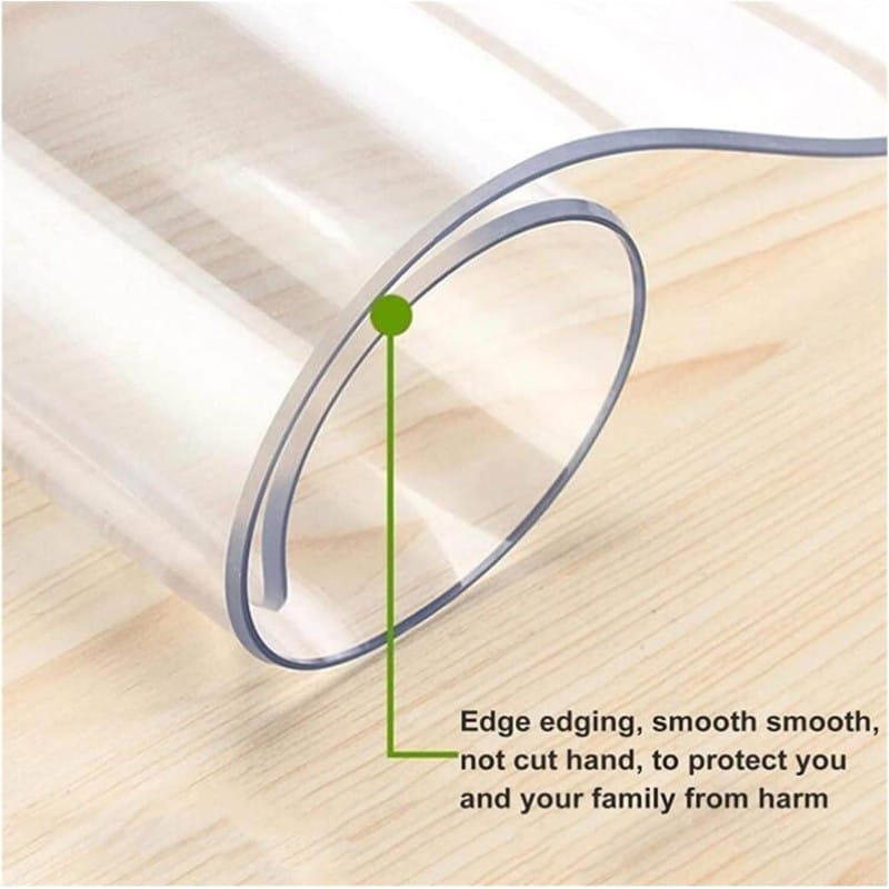 Picture of 1 mm  Super Clear PVC Crystal Table Cloth (4 X 2 feet ) crystal