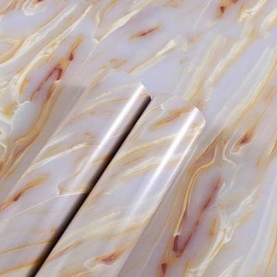 Picture of 120x300CM Self Adhesive Marble Pattern Stickers Waterproof Kitchen Furniture Renovation Wallpaper - Sticker 
