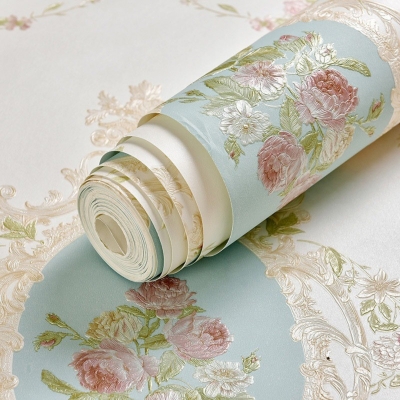 Picture of Elegant Traditional Patterned Wall Paper 0.53x1m for Bedroom & Living Room Home Decor 