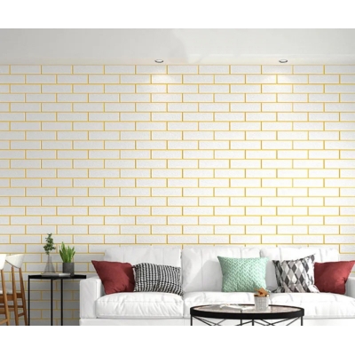 Picture of 3D Wallpaper Sticker Wall Decals Self Adhesive PE Foam Wallpaper - 10 Pes Multicolor